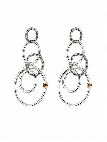 Orecchini Recarlo Donna in Oro Diamante 0.14 Ct AD 235/B - AD 235/B